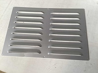 Univent gevelrooster 497x347 aluminium (24x) - afbeelding 1 van  4