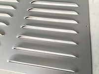 Univent gevelrooster 497x347 aluminium (24x) - afbeelding 3 van  4
