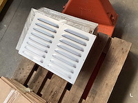 Univent gevelrooster 497x347 aluminium (24x) - afbeelding 4 van  4