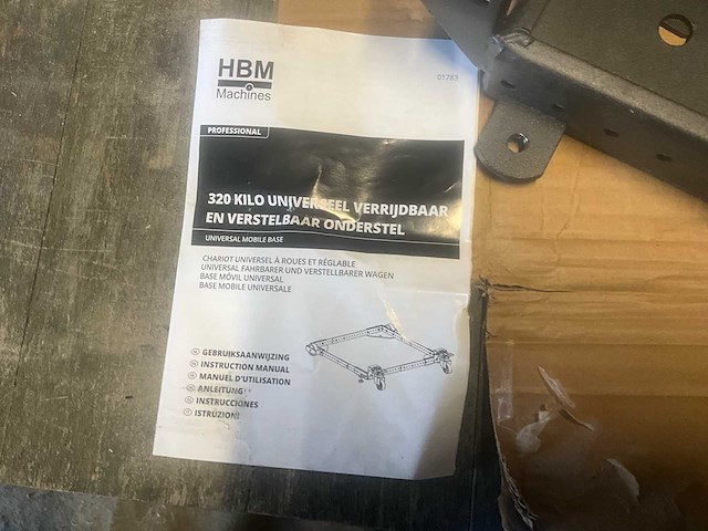 Universeel verrijdbaar en verstelbaar onderstel - afbeelding 2 van  2