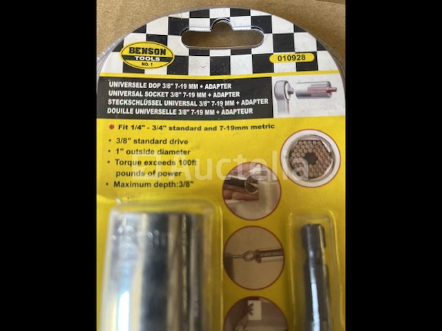 Universele dop 7-19mm - afbeelding 2 van  3