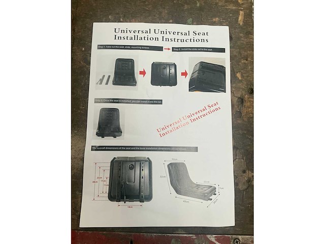 Universele stoel voor heftruck - afbeelding 4 van  6