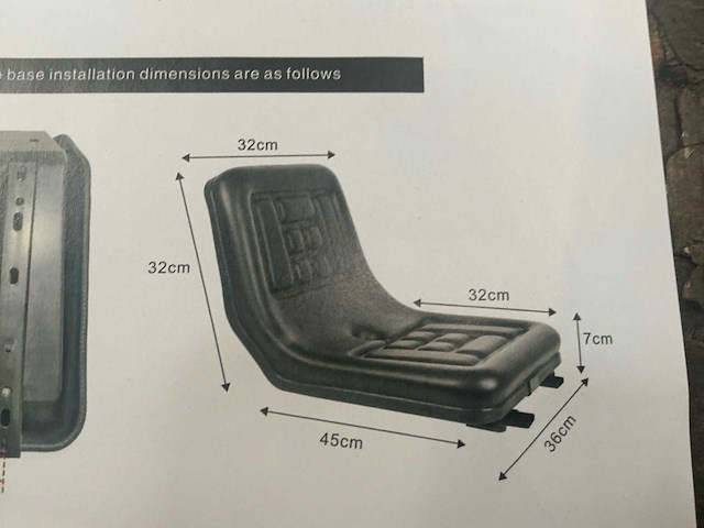 Universele stoel voor heftruck - afbeelding 5 van  6