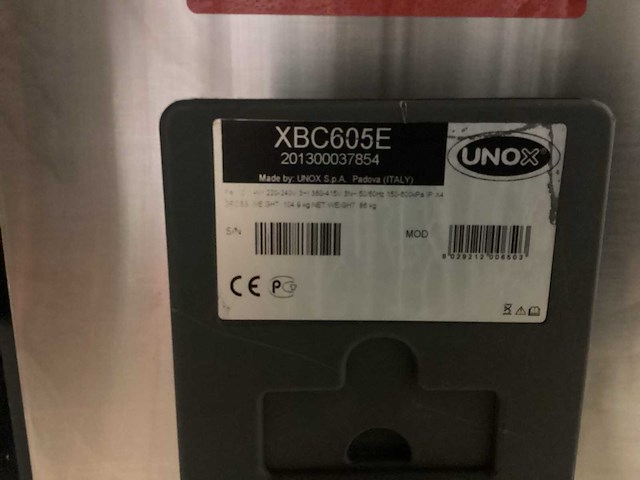 Unox oven 2x + dampkap - xbc605e - bakkeroven bakertop - afbeelding 9 van  11