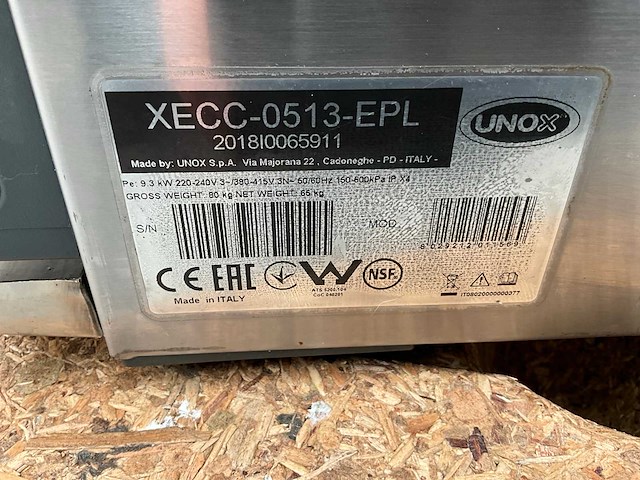 Unox xecc-0513-epl combisteamer - afbeelding 2 van  2