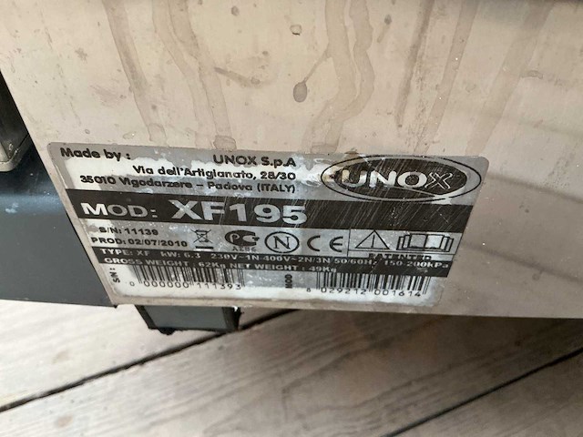 Unox xf 195 heteluchtoven - afbeelding 3 van  3