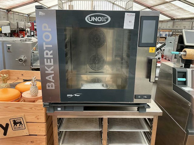Unox/bakertop xebc-06eu-e1r hetelucht oven met rvs onderstel - afbeelding 1 van  4
