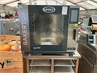 Unox/bakertop xebc-06eu-e1r hetelucht oven met rvs onderstel - afbeelding 1 van  4