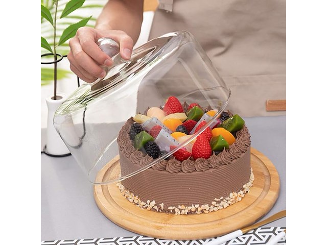 Upkoch glazen dessertkoepel - afbeelding 3 van  3