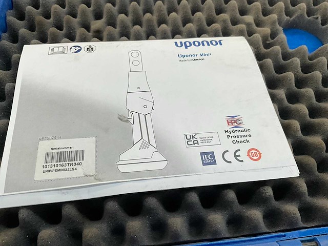 Uponor klauke mini 2 accu persmachine met persbek - afbeelding 9 van  10