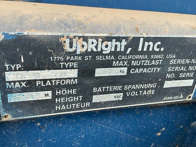 Upright inc. lx 41 schaarlift - afbeelding 18 van  33