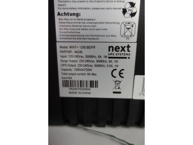 Ups-systeem next - afbeelding 4 van  4