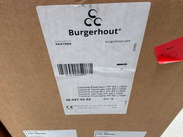 Urinoir spoel set geberit - afbeelding 4 van  5