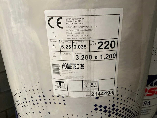 Ursa terra hometec 35 isolatie op rol (6x) - afbeelding 4 van  4