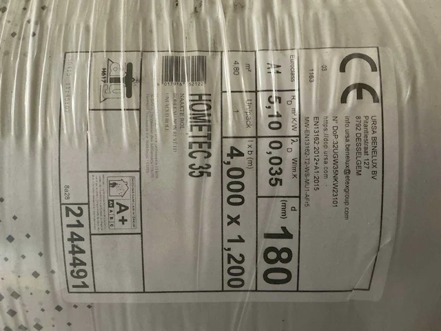 Ursa terra hometec 35 isolatie op rol (9x) - afbeelding 5 van  5