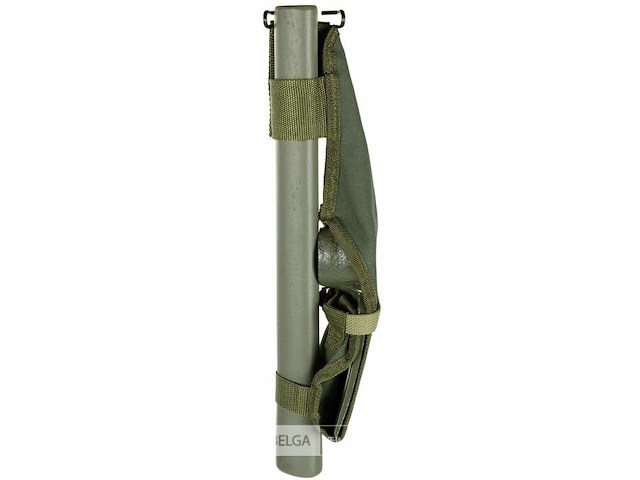 Us pikhouweel inklpabaar met houten steel en hoes legergroen - afbeelding 3 van  3