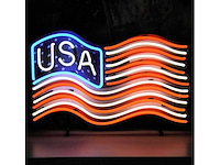 Usa-vlag neonbord - diverse lichte apparatuur