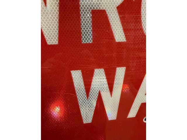 Usa wrong way-verkeersbord - decoratief object - afbeelding 2 van  3