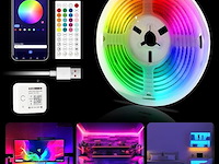 Usb led-strip cob rgb-strip 5 m - afbeelding 1 van  4
