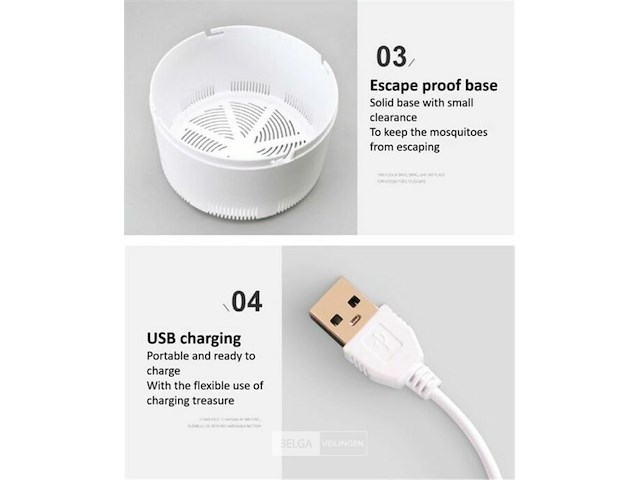 Usb muggenlamp - afbeelding 2 van  7