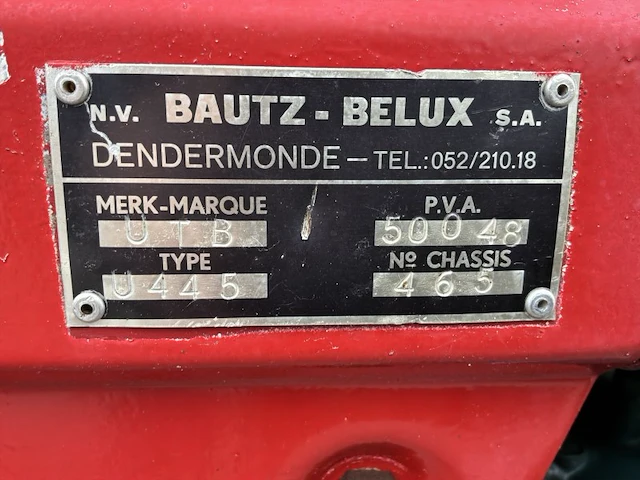 U.t.b u445 oldtimer tractor - afbeelding 22 van  29