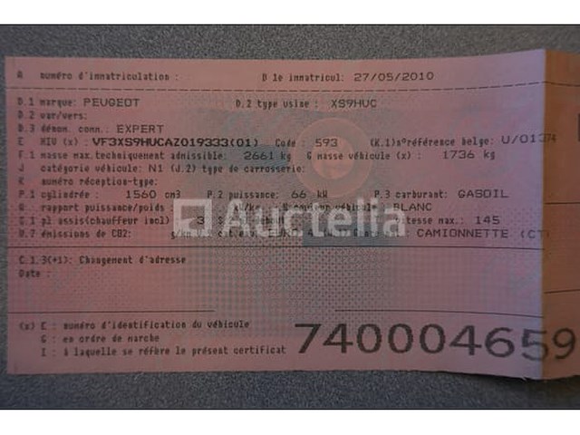 Utility bus (ongeluk) peugeot expert (2010-107,194 km-vin:vf3xs9hucaz019333) - afbeelding 38 van  43