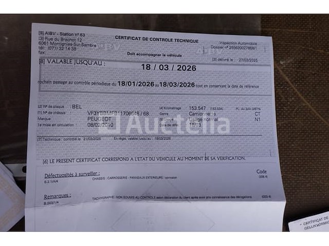 Utility van peugeot boxer (2010-158,103 km) - afbeelding 23 van  43