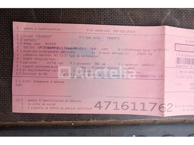Utility van peugeot boxer (2010-158,103 km) - afbeelding 34 van  43