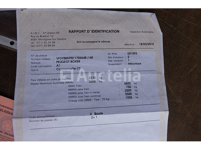 Utility van peugeot boxer (2010-158,103 km) - afbeelding 35 van  43