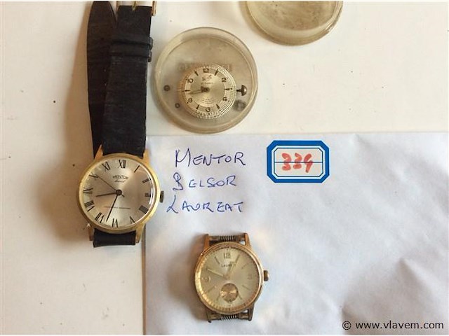 Uurwerk 3stuks ( mentor / belsor / laureat ) - afbeelding 1 van  3