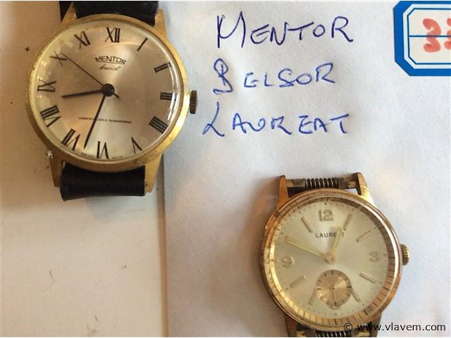 Uurwerk 3stuks ( mentor / belsor / laureat ) - afbeelding 2 van  3