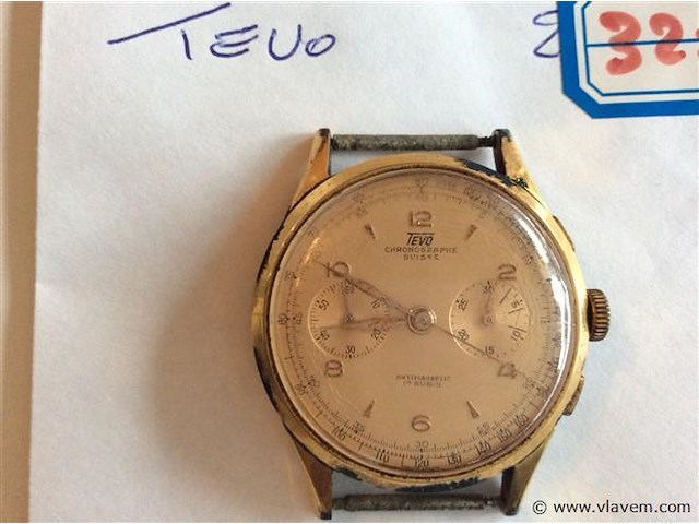 Uurwerk tevo chronograf - afbeelding 2 van  3