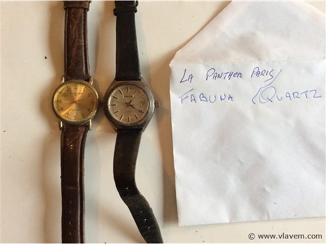 Uurwerken 2stuks quartz - afbeelding 1 van  2