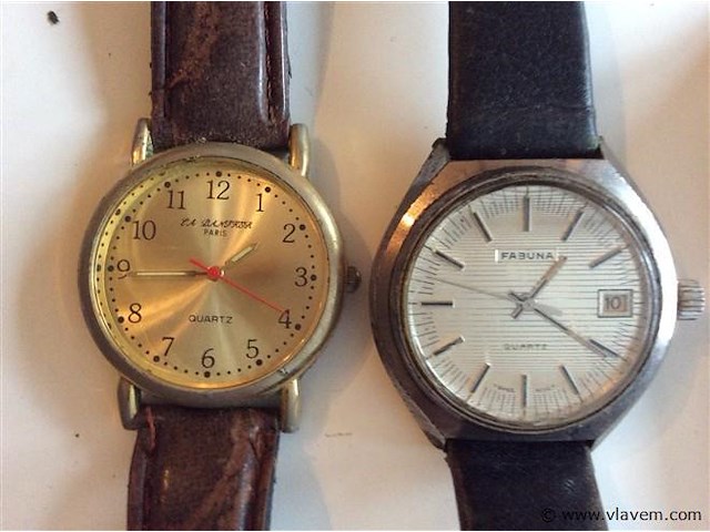 Uurwerken 2stuks quartz - afbeelding 2 van  2