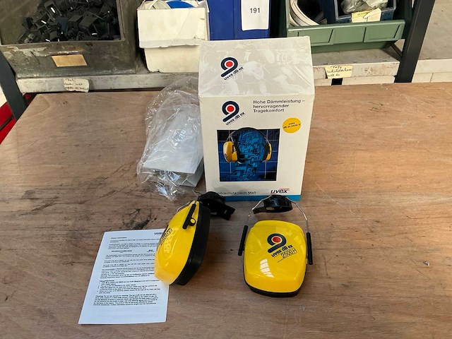 Uvex gehoorbescherming opzetstukken (58x) - afbeelding 1 van  4