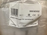 Uvex pheos vizier voor veiligheidshelm (4x) - afbeelding 2 van  4