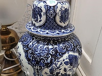 Vaas delft hoogte 37cm - afbeelding 1 van  2