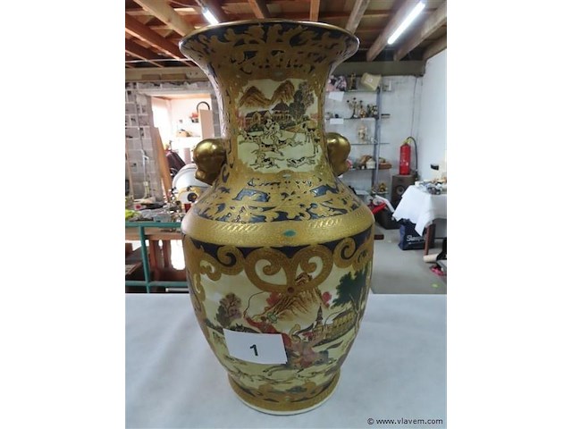 Vaas h 46cm - afbeelding 1 van  3