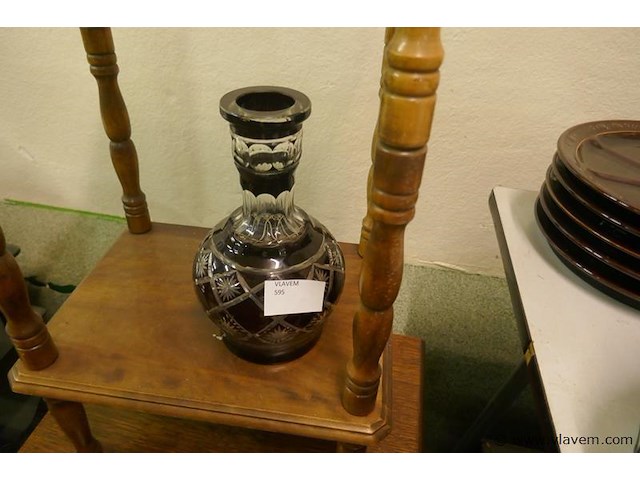 Vaas in gekleurd glas - afbeelding 1 van  1