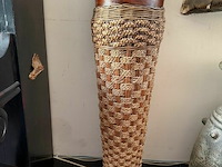 Vaas keramiek met rotan - afbeelding 2 van  3