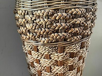 Vaas keramiek met rotan - afbeelding 3 van  3