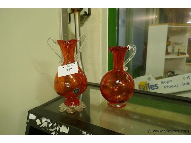 Vaasjes in murano glas - afbeelding 1 van  1