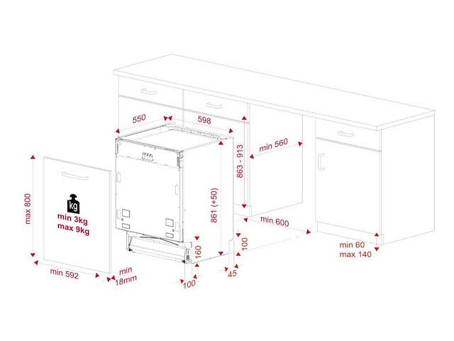 Vaatwas teka dfi4690xl - afbeelding 7 van  7