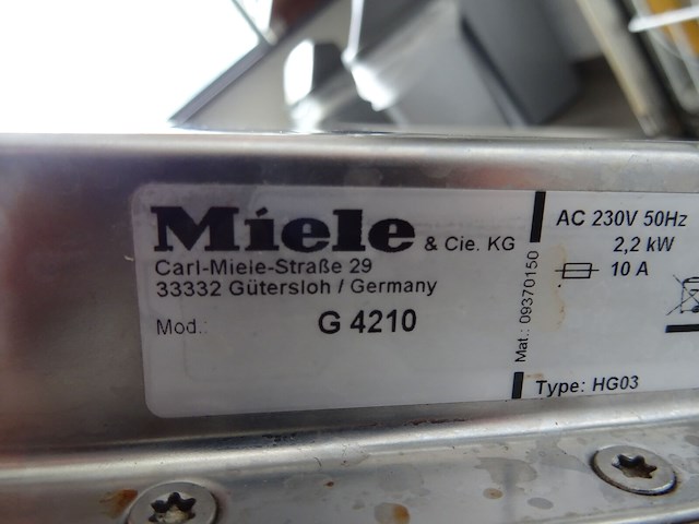 Vaatwasmachine miele - afbeelding 3 van  3