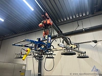 Vacuümheffer met een maximale horizontale hefcapaciteit van 1000 kg.