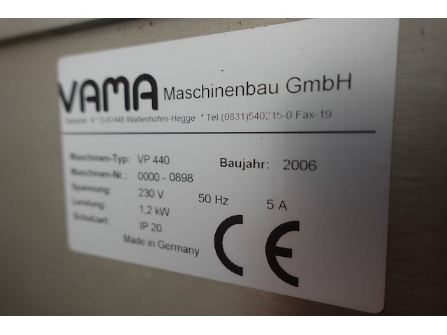 Vacuümmachine vama - afbeelding 5 van  5