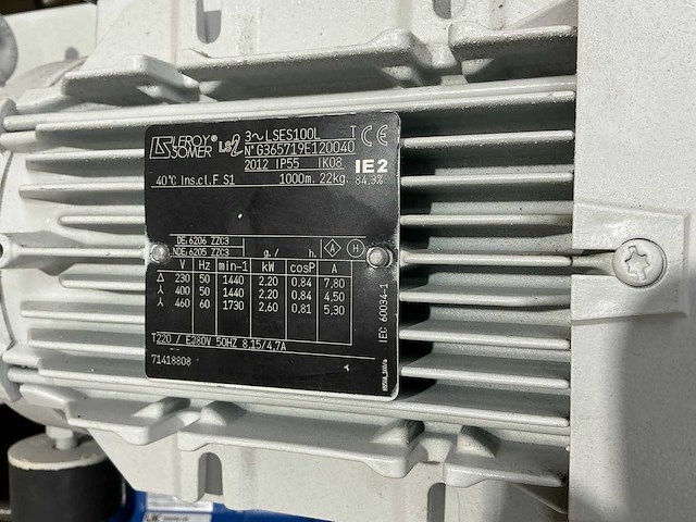 Vacuümpomp en elektromotoren - afbeelding 14 van  17