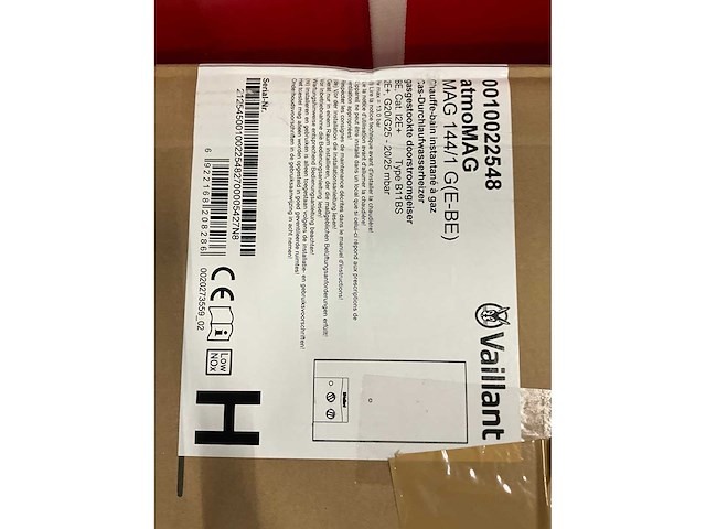Vaillant atmomag mag 144/1 g(e-be) gasgestookte doorstroomgeiser - afbeelding 6 van  6