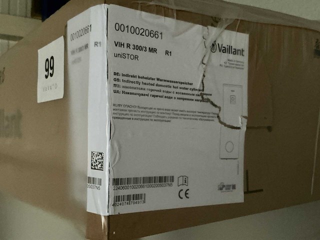 Vaillant vih r 300/3 mr warmtepompboiler - afbeelding 3 van  3