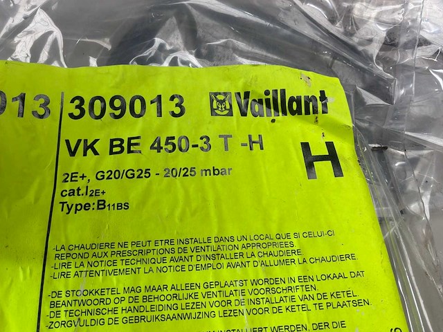 Vaillant vk be 450-3 t condensatieketel op gas - afbeelding 4 van  5